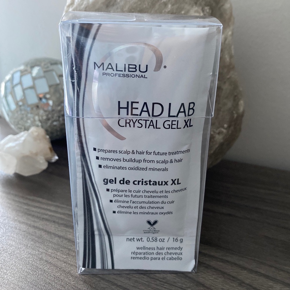 NEW Malibu C Professional Head Lab Crystal Gel XL 0.58 oz 6 Pack